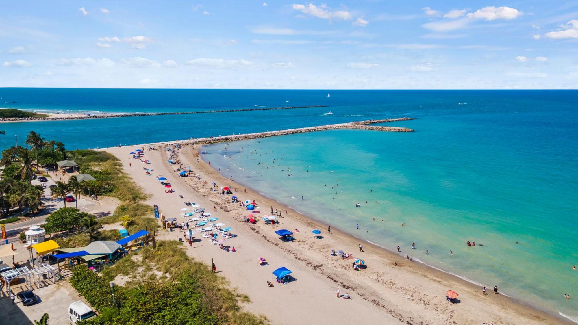 Partial Ocean View Hotel Room- King Bed #1 Fort Pierce Luaran gambar